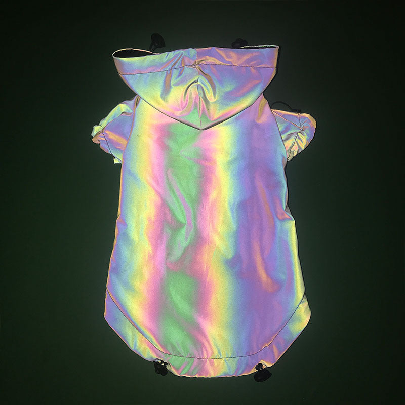 Thickened Reflective Pet Cotton Jacket: Safety and Style Combined