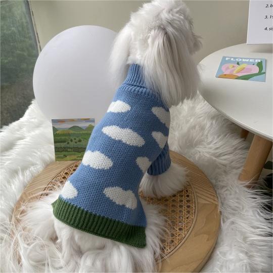 Keep Your Furry Friend Cozy with Our Jacquard Knitted Pet Sweater